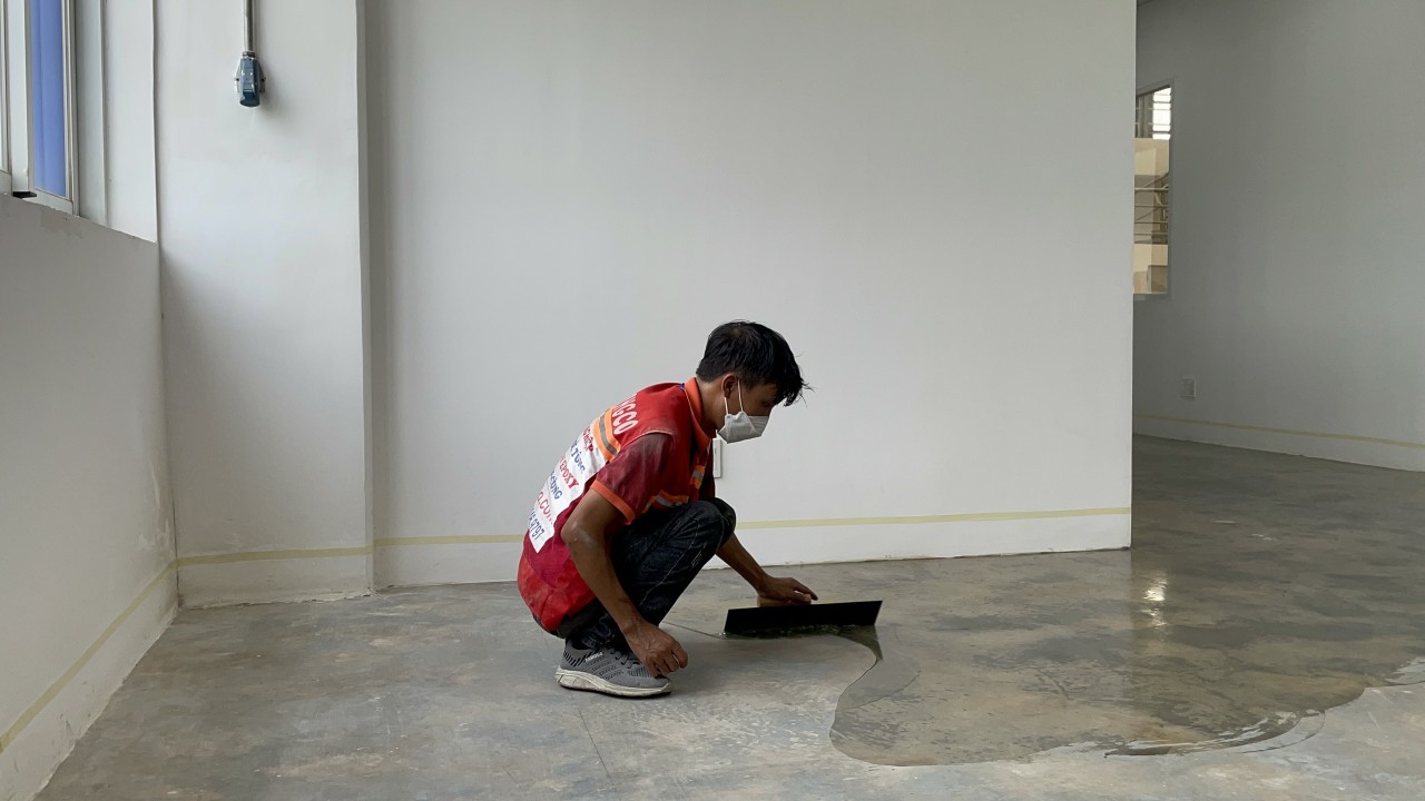 Thi công sơn epoxy Bình Dương